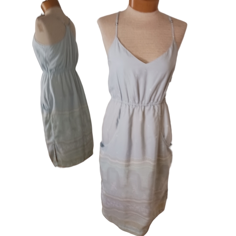 Size Small Patagonia Womens Dress Forest Song Atoll Blue, Spring